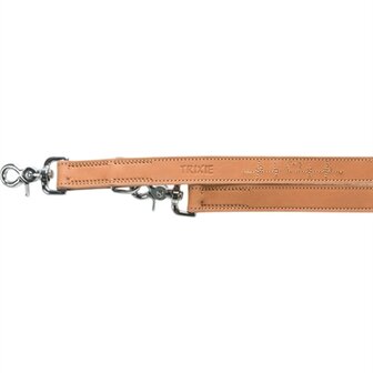 Trixie hondenriem rustic heartbeat verstelbaar vetleer bruin