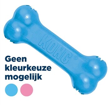 Kong puppy goodie bone roze of blauw assorti