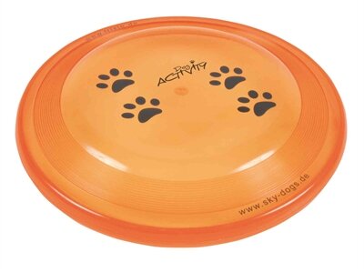 Trixie dog disc kunststof geschikt voor wedstrijden assorti