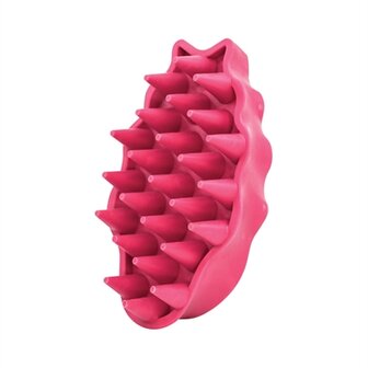 Kong zoomgroom rubber borstel roze