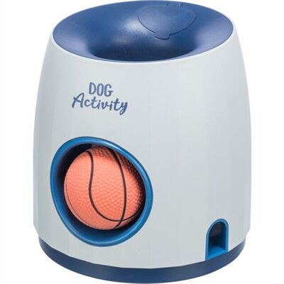Trixie dog activity strategiespel ball&treat wit / blauw