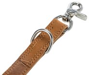 Trixie hondenriem rustic heartbeat verstelbaar vetleer bruin