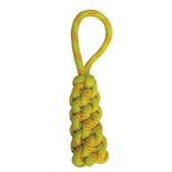 Happy pet twisted tugger flostouw geel / oranje